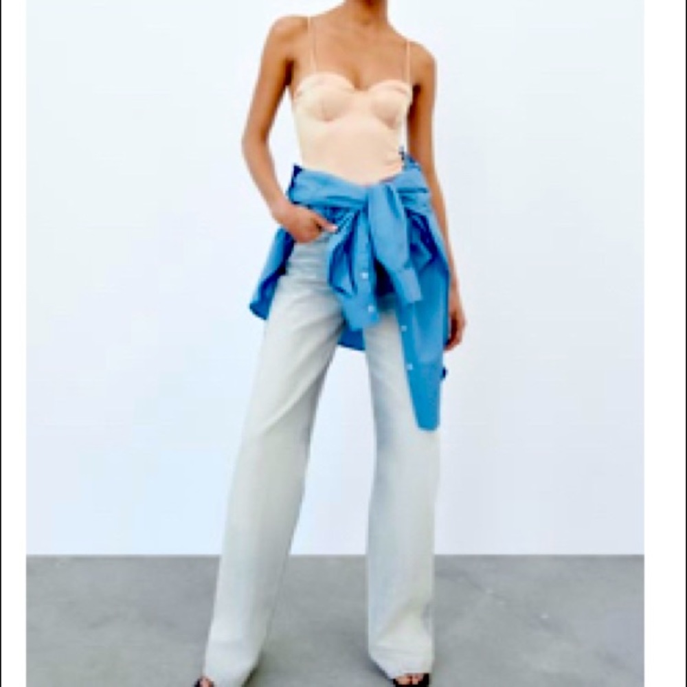 Sleek Zara Corset Bodysuit